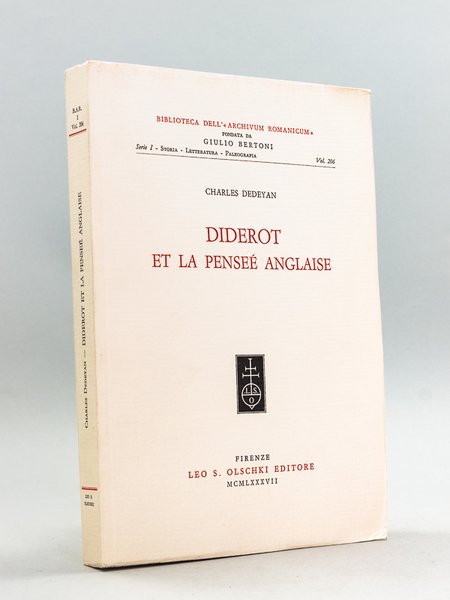 Diderot et la pensée anglaise [ Livre dédicacé par l'auteur …