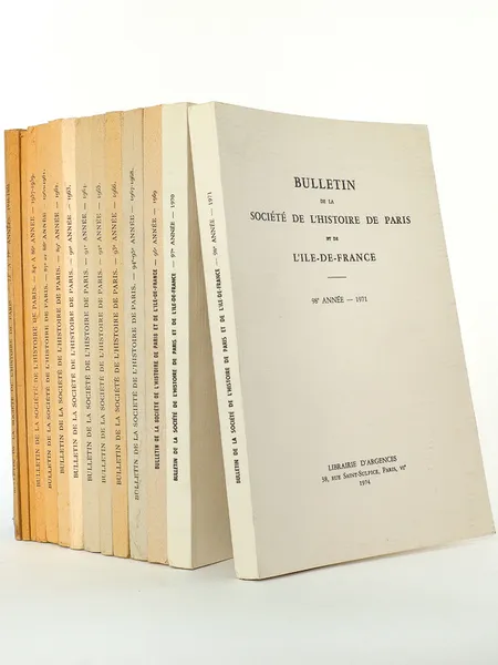 Bulletin de la Société de l'Histoire de Paris ( 14 …