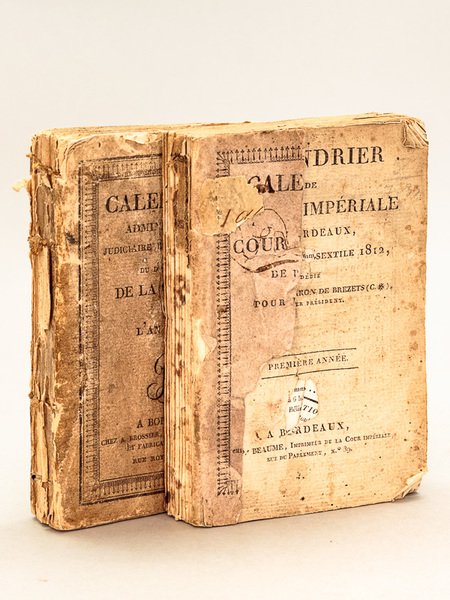 Calendrier de la Cour Impériale de Bordeaux, pour l'Année Commune …