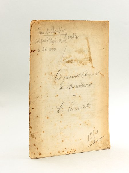 Les Grands Carmes à Bordeaux [ Edition originale ]