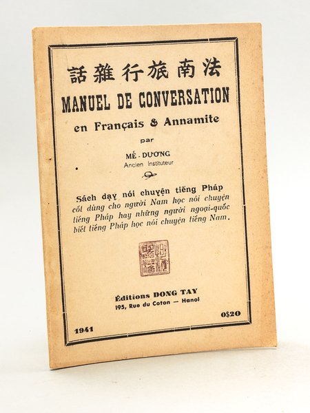 Manuel de Conversation en français & annamite - Sacg Day …