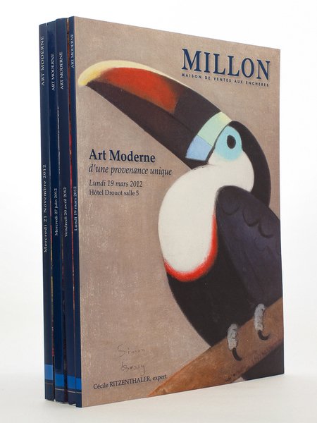 [ Lot de 4 catalogues d'art moderne, année 2012 ] …