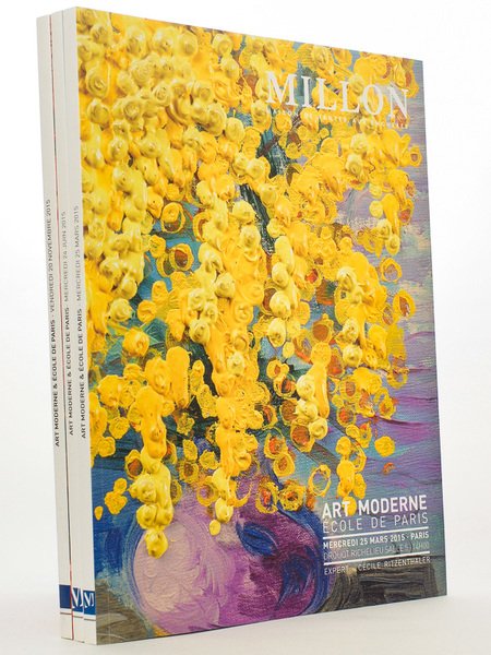 [ Lot de 3 catalogues d'art moderne, année 2015 ] …