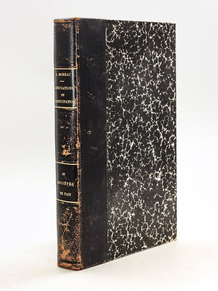 Associations en Participation et Sociétés de Fait. [ Edition originale … | Immagine principale