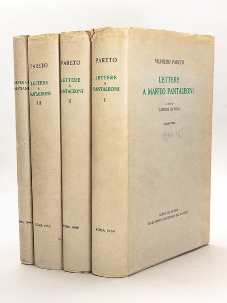 Lettere a Maffeo Pantaleoni 1890-1923 (3 Tomes - Complet) Volume …