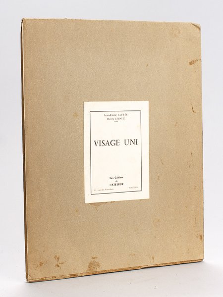 Visage Uni [ Edition originale - Livres dédicacé par l'auteur …