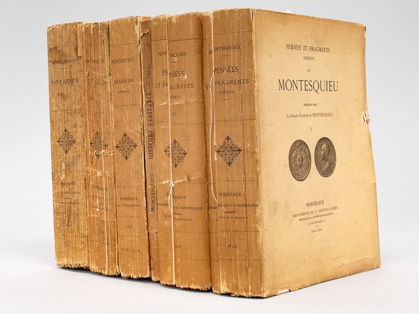 Pensées et Fragments inédits de Montesquieu (2 Tomes - Complet) …
