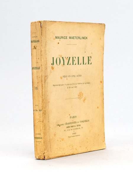 Joyzelle. Pièce en cinq actes [ Edition originale - Livre …