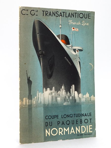 Compagnie Générale Transtlantique. French Line. Normandie [ Coupe longitudinale du … | Immagine principale