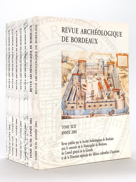 Revue Archéologique de Bordeaux (Lot de 8 Volumes) [ Contient …