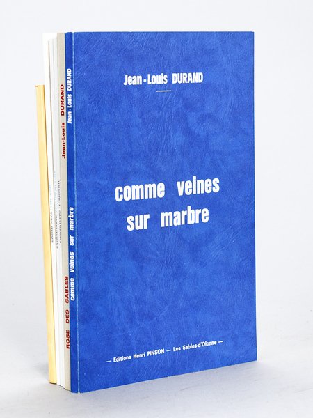 [ Lot de 6 ouvrages de poésie de Jean-Louis Durand …