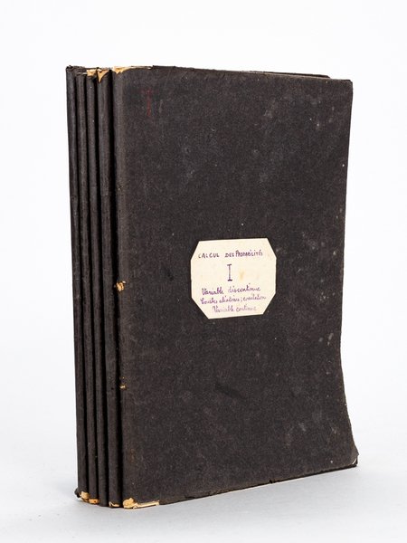 Notes de cours manuscrites : Cours de Calcul des Probabilités …