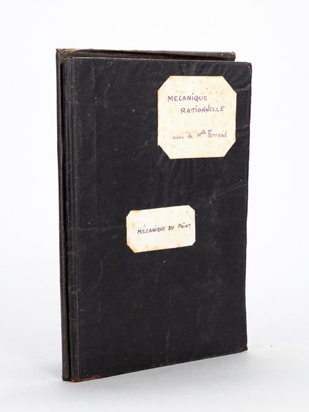 Notes de cours manuscrites : Cours de Mécanique rationnelle. Mécanique …