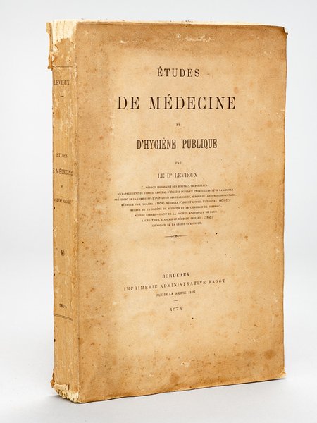 Etudes de Médecine et d'Hygiène publique [ Edition originale - …