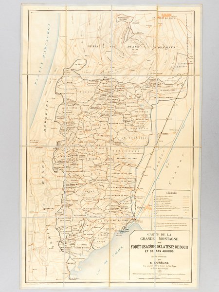 Carte de la Grande Montagne ou Forêt usagère de La …