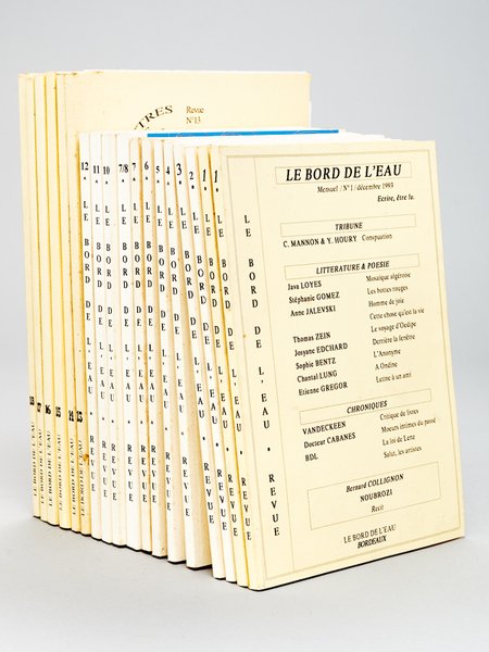 Le Bord de l'Eau. Revue littéraire mensuelle (18 premiers numéros, …