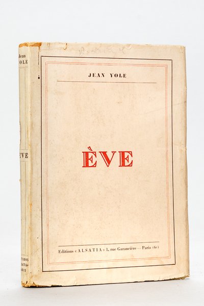Eve [ Edition originale - Livre dédicacé par l'auteur ]