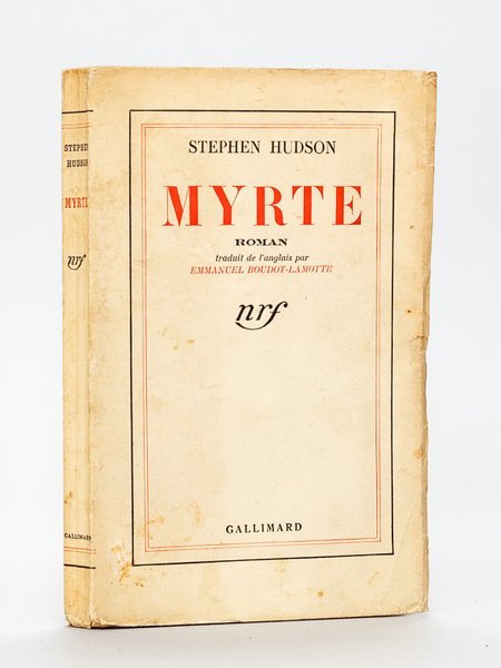 Myrte [ Livre dédicacé par le traducteur ]