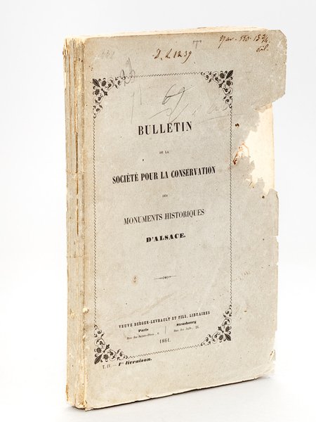 Bulletin de la Société pour la Conservation des Monuments historiques …