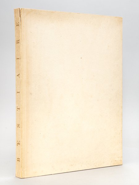 Bestiaire. Avec 14 eaux-fortes de Pedro Zamorano de Biedma [ …