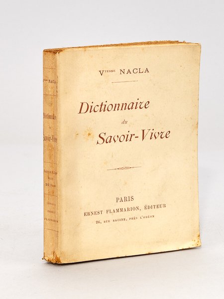 Dictionnaire du Savoir-Vivre [ Edition originale ]