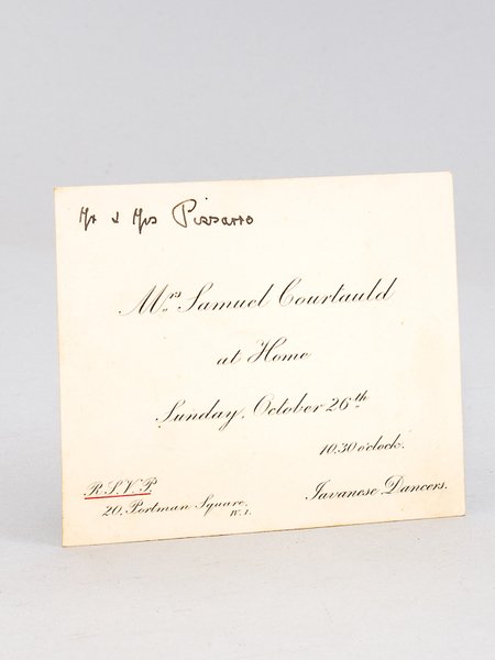 Invitation card : "Mrs Samuel Courtauld at Home Sunday, October …