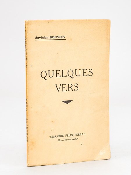 Quelques Vers [ Edition originale ] | Immagine principale