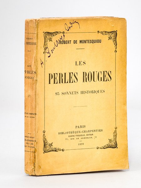Les Perles Rouges. 93 sonnets historiques [ Livre dédicacé par … | Immagine principale