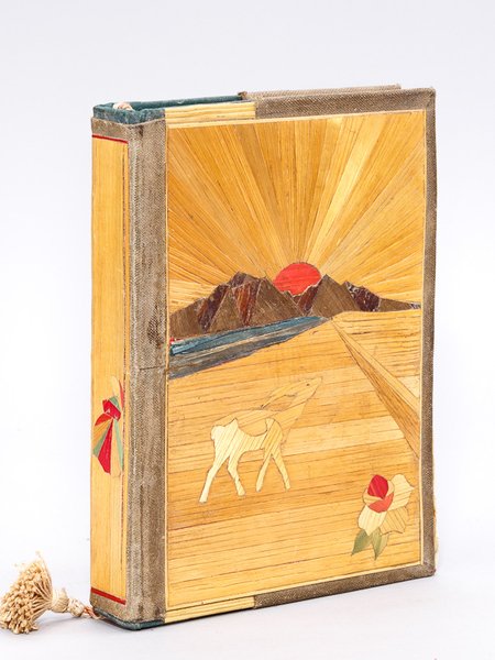 Jaquette à décor en marqueterie de paille, à motif asiatique … | Immagine Gallery 1