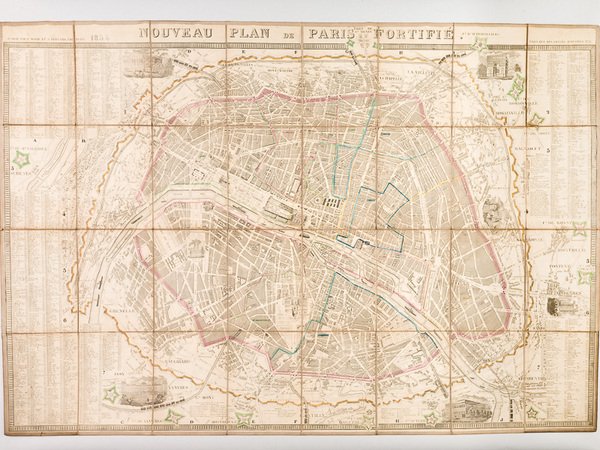 Nouveau Plan de Paris fortifié 1854 | Immagine principale