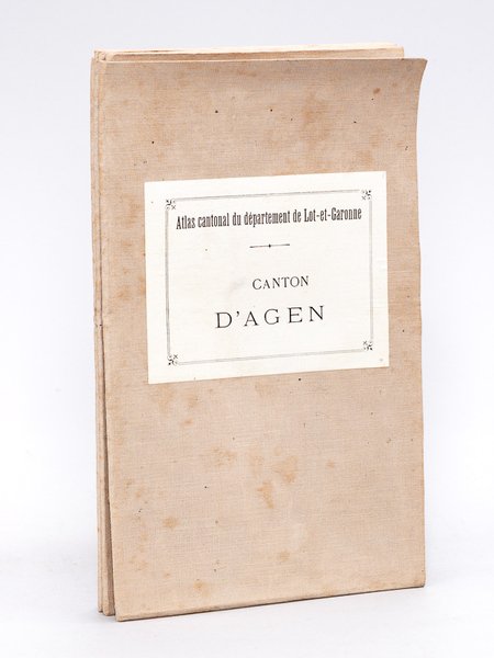 Carte du Canton d'Agen. Atlas cantonal du département de Lot-et-Garonne …