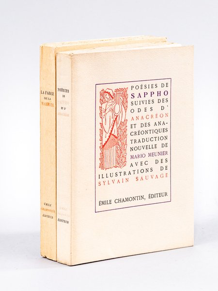Poésies de Sappho suivies des Odes d'Anacréon et des Anacréontiques …