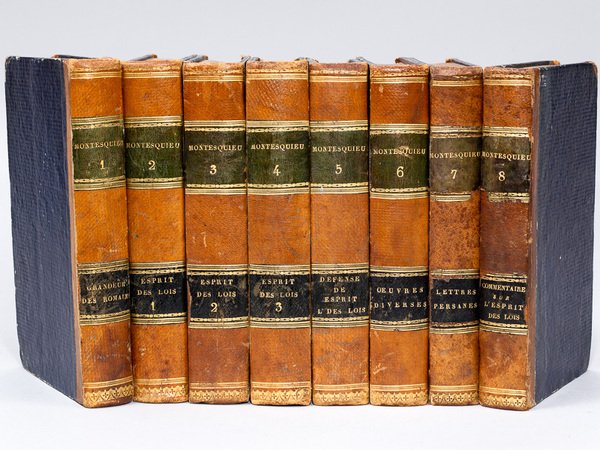 Oeuvres de Montesquieu (8 Tomes - Complet) Avec Eloges, Analyses, …