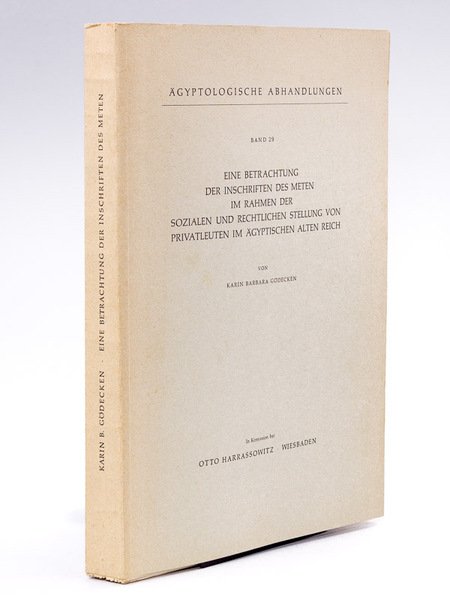 Eine Betrachtung der Inschriften des Meten im Rahman der Sozialen …