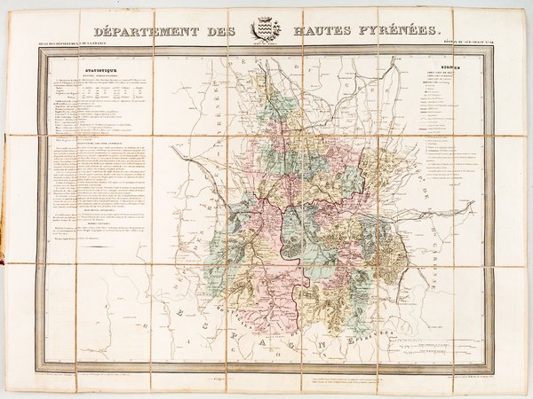 Département des Hautes-Pyrénées [ Carte ] | Immagine principale
