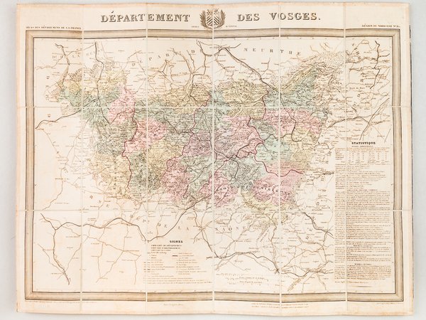 Département des Vosges [ Carte ] | Immagine principale