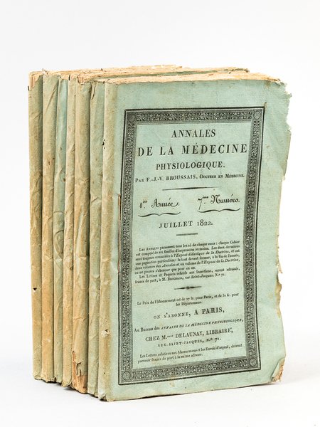 Annales de la Médecine Physiologique (1ère Année. 7 Numéros - … | Immagine principale