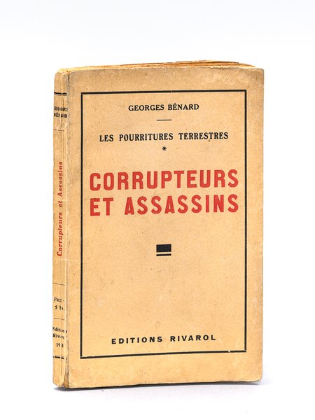 Corrupteurs et assassins. Les pourritures terrestres [ Edition originale - … | Immagine principale