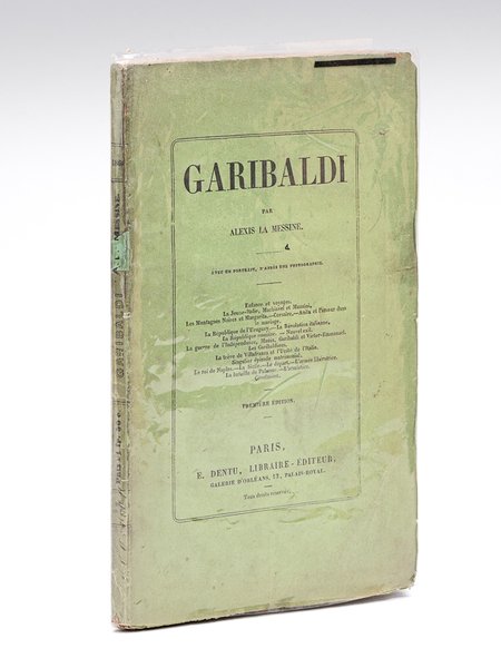 Garibaldi [ Edition originale - Livre dédicacé par l'auteur ]