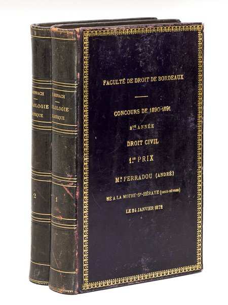 Manuel de Philologie Classique (2 Tomes - Complet)