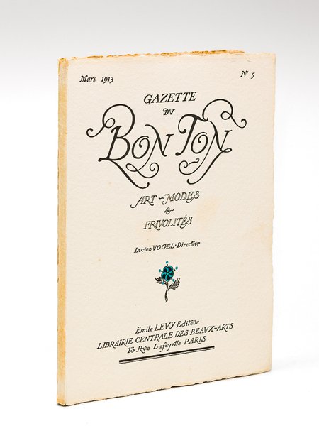 Gazette du Bon Ton. Art - Modes & Frivolités. Mars …