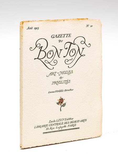 Gazette du Bon Ton. Art - Modes & Frivolités. Août …