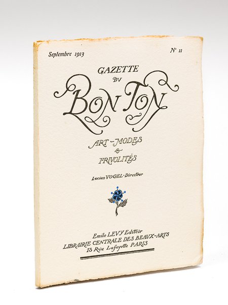 Gazette du Bon Ton. Art - Modes & Frivolités. Septembre …