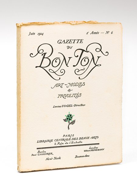 Gazette du Bon Ton. Art - Modes & Frivolités. Juin …