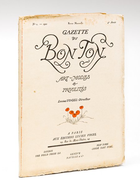 Gazette du Bon Ton. Art - Modes & Frivolités. Année …