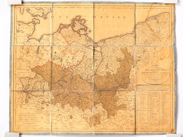 Charte über den nördlichen Theil des Ober Sächsischen Kreises, enthaltend …