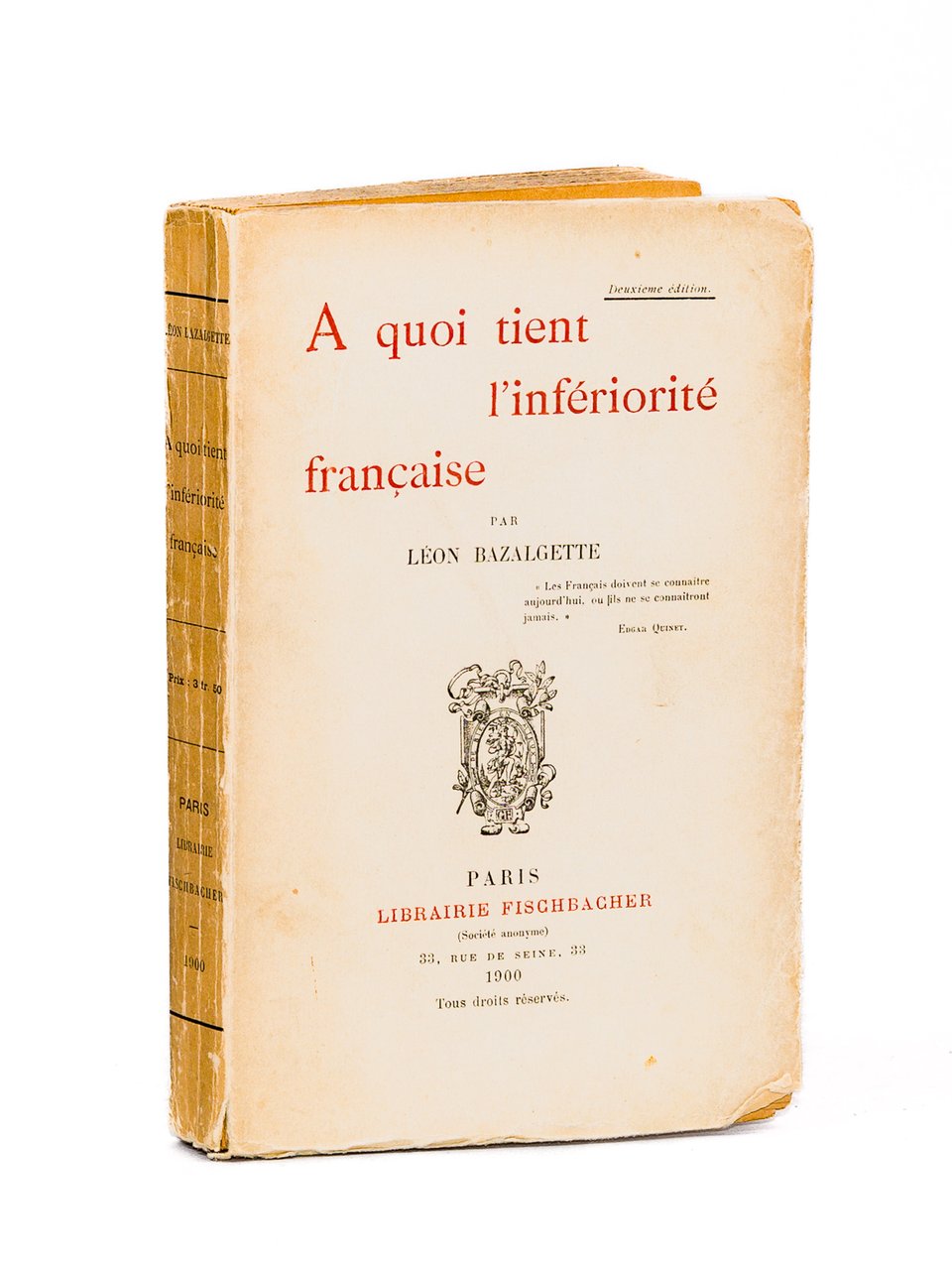A quoi tient l'infériorité française | Immagine principale