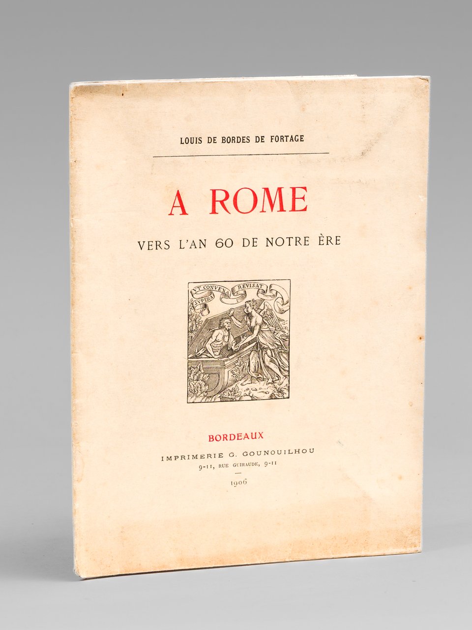 A Rome vers l'an 60 de notre ère [ Edition …