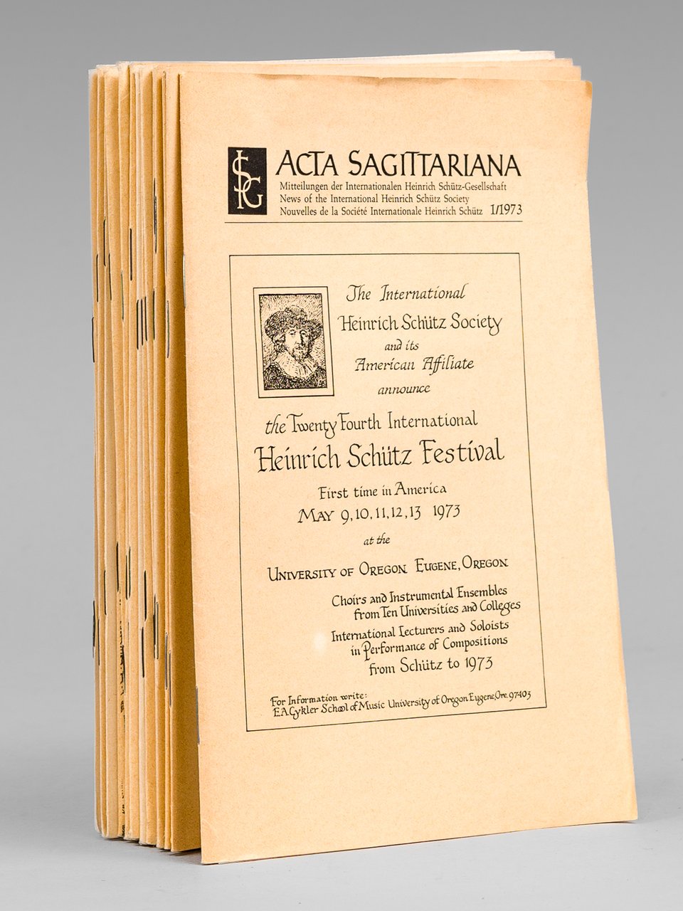 Acta Sagittariana , news of the International Heinrich Schutz-Gesellschaft - …