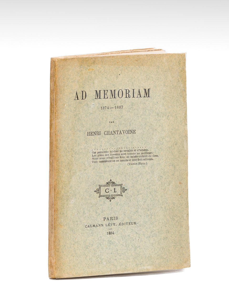 Ad Memoriam [ Edition originale - Livre dédicacé par l'auteur … | Immagine principale